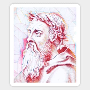 Heraclitus Portrait | Heraclitus Artwork | Line Art Magnet